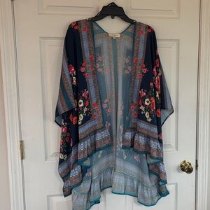 Umgee Multicolor Patterned Kimono